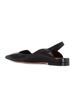 Slingback in pelle nera MARA BINI | U313NERO